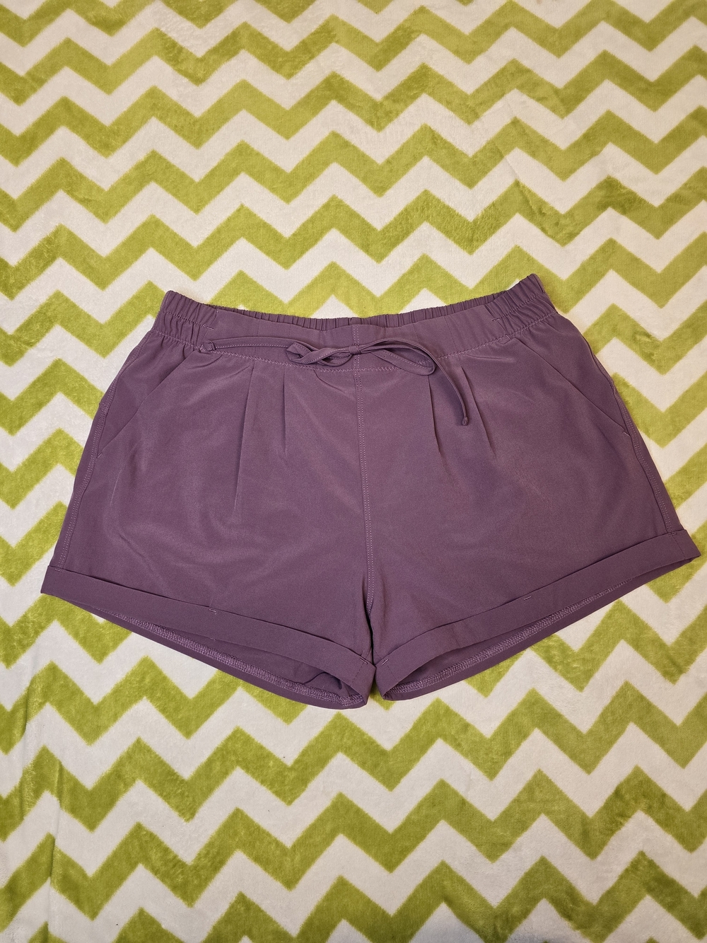 Zyia Purple Women's Athletic Drawstring Shorts Size Small